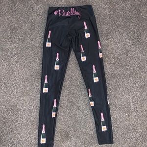 Goldsheep #RosèAllDay Athletic Leggings